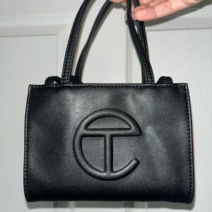 Telfar black mini bag